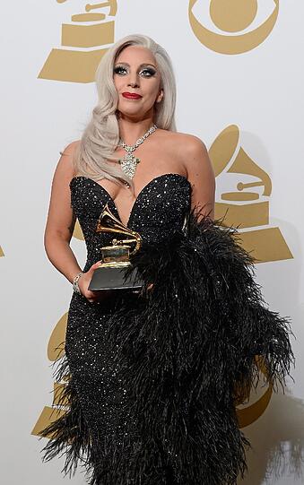 Lady Gaga - sie wechselte im Lauf des Abends ihr Outfit.