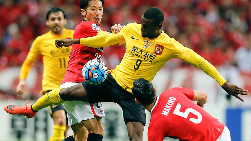 Jackson Martínez reifte beim FC Porto und Atlético Madrid zum Top-Stürmer. Im Februar 2016 zog es ihn nach China - Guangzhou Evergrande zahlte für den mittlerweile 30-Jährigen 42 Millionen Euro Ablöse.