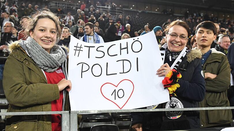 Lukas Podolski verabschiedet sich aus der deutschen Nationalmannschaft.