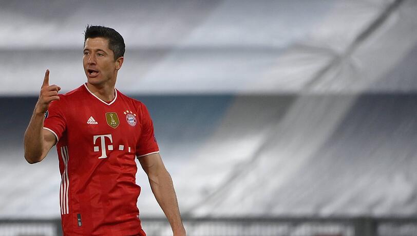Robert Lewandowski könnte den ewigen Tor-Rekord von Gerd Müller knacken.