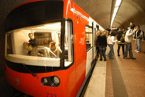 Wartungsarbeiten: Die U-Bahnen fielen aus.