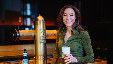 M&auml;chtige Frau an der Spitze: Catherine Demeter ist erste Vorst&auml;ndin der Edith-Haberland-Wagner-Stiftung und zugleich drittgr&ouml;&szlig;te Anteilseignerin der Brauerei. Ihr Vorg&auml;nger Ferdinand Schmid hatte sie zu seiner Nachfolgerin bestimmt.