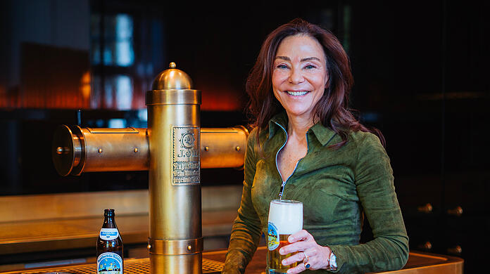 M&auml;chtige Frau an der Spitze: Catherine Demeter ist erste Vorst&auml;ndin der Edith-Haberland-Wagner-Stiftung und zugleich drittgr&ouml;&szlig;te Anteilseignerin der Brauerei. Ihr Vorg&auml;nger Ferdinand Schmid hatte sie zu seiner Nachfolgerin bestimmt.
