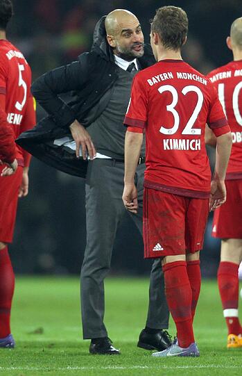 &bdquo;Fast mein Sohn&ldquo;; Das sagte Pep Guardiola über Kimmich.
