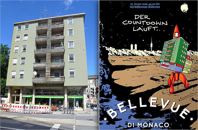 Darum geht es: Das Haus in der Müllerstraße soll zum "Bellevue di Monaco" umgebaut werden. Die Macher des Flüchtlingsprojekts fiebern der Entscheidung seit Tagen entgegen. (Archivbild)