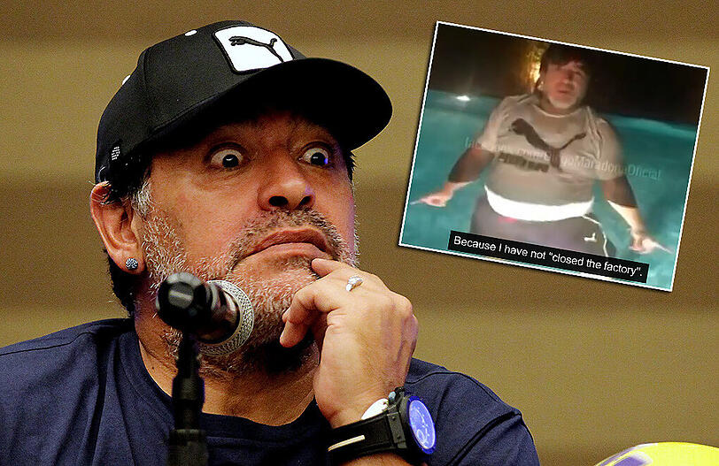 Diego Maradona: Der vielleicht beste Fußballer aller Zeiten möchte sich nochmal fortpflanzen.