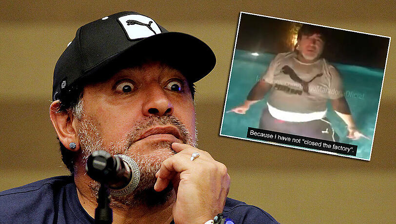 Diego Maradona: Der vielleicht beste Fußballer aller Zeiten möchte sich nochmal fortpflanzen. Diego Maradona: Der vielleicht beste Fußballer aller Zeiten möchte sich nochmal fortpflanzen.