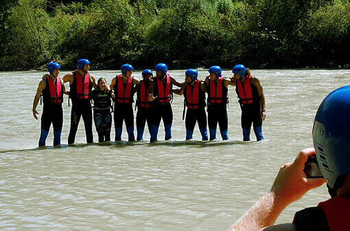 Gelungener Ausflug: Teambuilding heißt das Stichwort, die Teamkollegen sollen einen gemeinsamen Geist entwickeln.