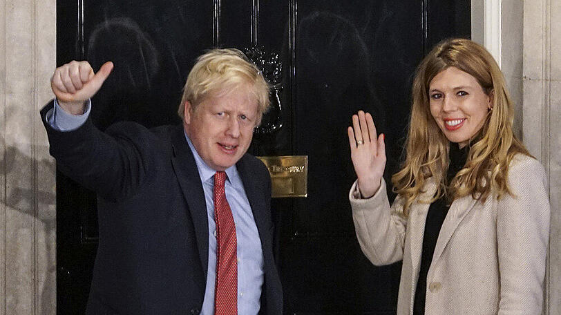 Boris Johnson und seine Verlobte, Carrie Symonds, wohnen derzeit in Downing Street No. 10