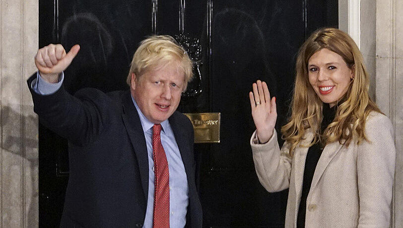 Boris Johnson und seine Verlobte, Carrie Symonds, wohnen derzeit in Downing Street No. 10