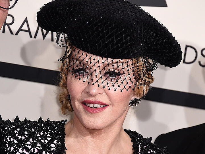 Madonna bei den Grammy-Awards im Februar