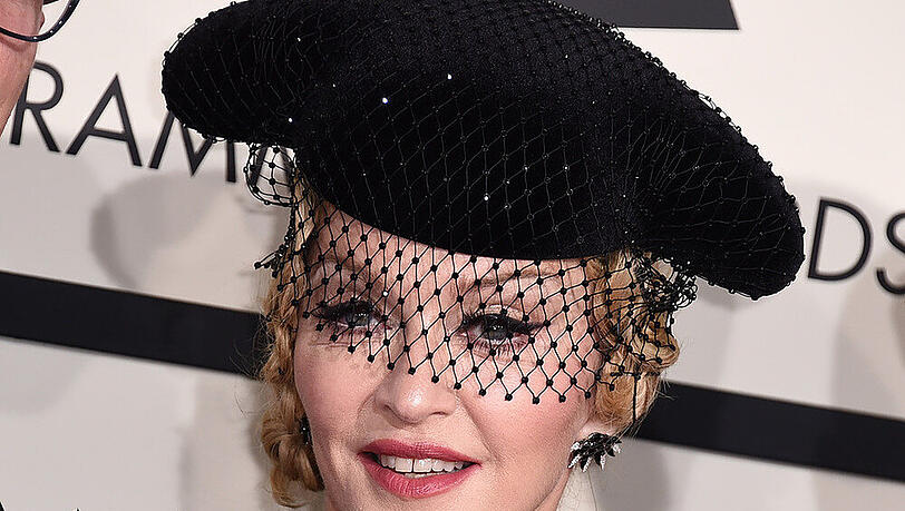 Madonna bei den Grammy-Awards im Februar Madonna bei den Grammy-Awards im Februar