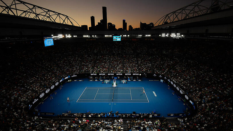 Die Rod Laver- Arena in Melbourne. Hier steigen die großen Spiele bei den Australian Open. Die Rod Laver- Arena in Melbourne. Hier steigen die großen Spiele bei den Australian Open.