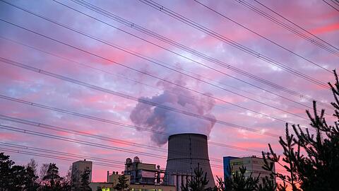 Das Kernkraftwerk Emsland in Niedersachsen.