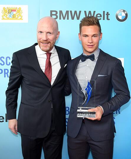 Fußballfuktionär Matthias Sammer und der Fußballprofi Joshua Kimmich