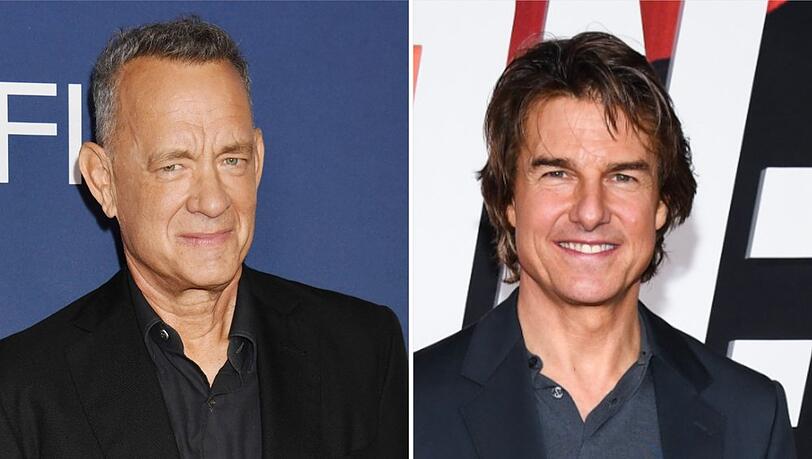 Die Chancen stehen gut, dass im Mai gleich zwei weltberühmte Toms nach Cannes kommen: Tom Hanks (l.) geht ins Rennen - Tom Cruise ist außer Konkurrenz dabei.