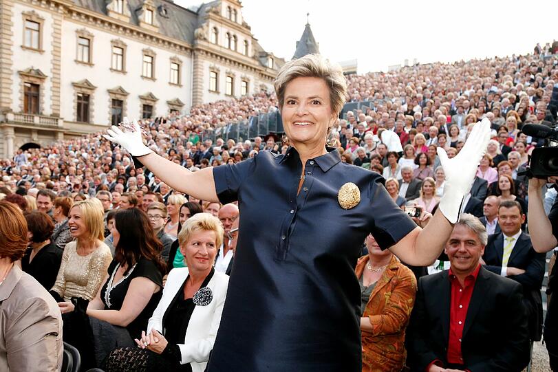 Koks-Beichte: Fürstin Gloria von Thurn und Taxis. Foto: API