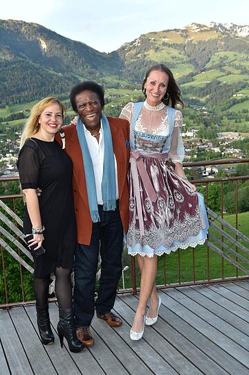 Luzandra und Roberto Blanco mit Renata Kochta