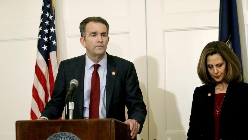 Ralph Northam, demokratischer Gouverneur des US-Bundesstaates Virginia, neben seiner Frau Pam. Ralph Northam, demokratischer Gouverneur des US-Bundesstaates Virginia, neben seiner Frau Pam.