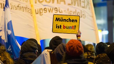 Auch diesen Montag wieder: Protest gegen Pegida.