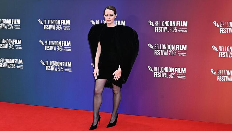 Claire Foy im überraschenden Outfit beim London Film Festival.