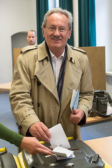 Landtagswahl 2013 in Bayern: Hier gibt Christian Ude (SPD) seine Stimme ab