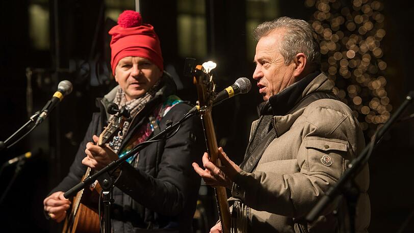 Willy Astor (l) und Günther Sigl traten auf.