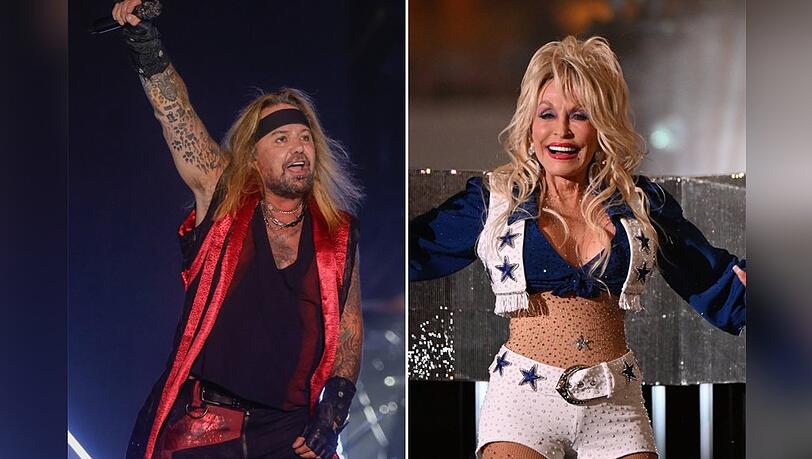 Mötley Crüe und Dolly Parton singen gemeinsam "Home Sweet Home".
