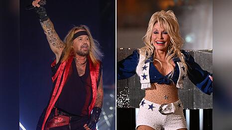 Mötley Crüe und Dolly Parton singen gemeinsam "Home Sweet Home".