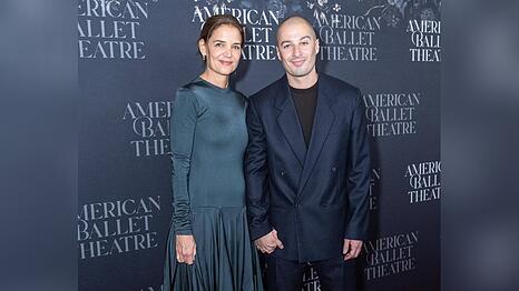 Katie Holmes und Jason Bard Yarmosky am Donnerstag in New York.