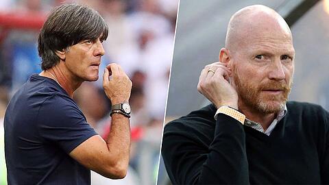 Bundestrainer und Ex-Sportdirektor: Joachim Löw (li.) wurde mit dem DFB-Team Weltmeister, Matthias Sammer (re.) reformierte zuvor den deutschen Fußball.