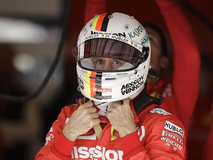 Startet in Austin von Platz zwei: Ferrari-Pilot Sebastian Vettel.