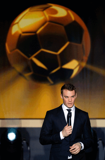 Für Manuel Neuer blieb lediglich der dritte Platz.