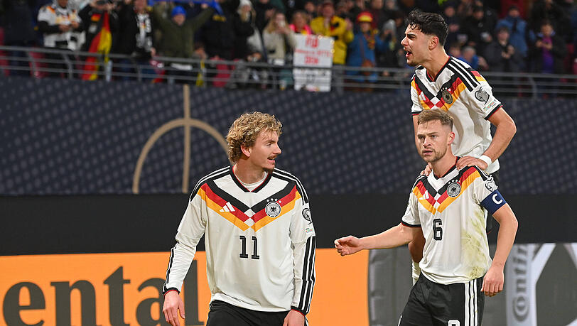 Fit f&uuml;r die Bundesliga: Pavlovic (oben) und Kimmich.