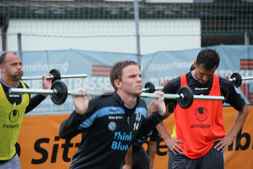 Die Bilder vom letzten Löwen-Training in Bad Häring.