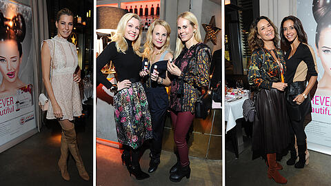 Promis wie Nadja zu Schaumburg-Lippe, Gitta Saxx, Sonja Kiefer, Alexandra Polzin und Guilia Siegel feierten das "3. Ladies New Year Dinner"