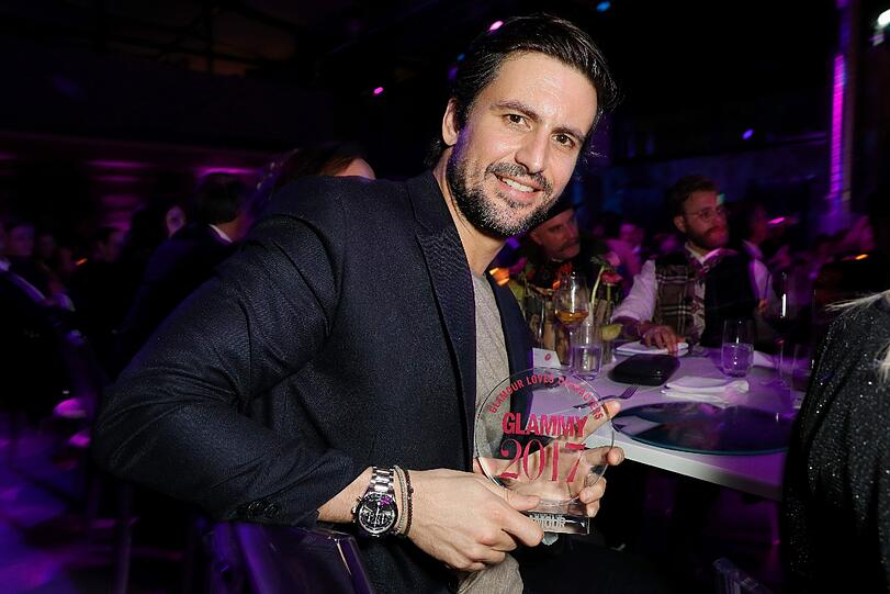 Tom Beck mit dem Glammy-Award