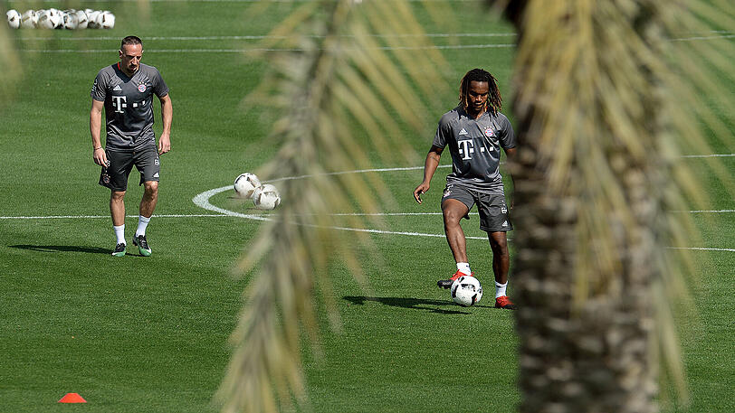 Im Januar bereitete sich der FC Bayern im Winter-Trainingslager in Doha/Katar auf die Rückrunde vor.
