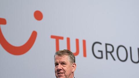 Der Vorstandsvorsitzende der Tui Group, Friedrich Joussen auf der Hauptversammlung.