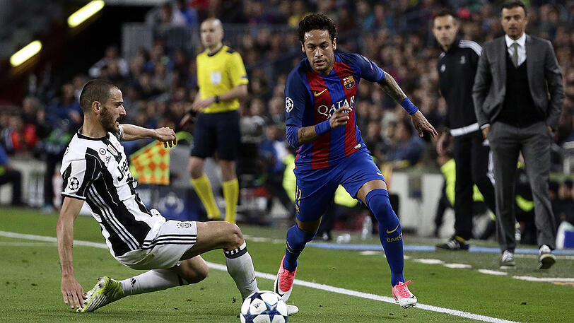Platz 4: Neymar (FC Barcelona). 269 Dribblings, 53 Prozent erfolgreich.
