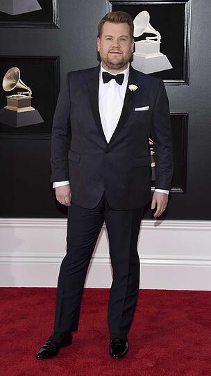 Er war der Moderator des Abends: James Corden.