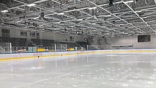 Eis im SAP Garden: In den Nebenhallen glitzert es. Eis im SAP Garden: In den Nebenhallen glitzert es.