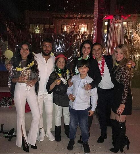 Thiago verbrachte Silvester mit der Familia.