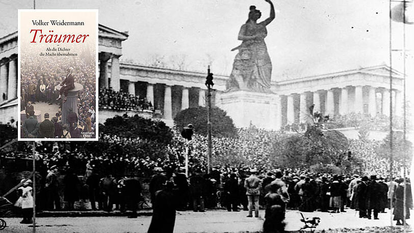 Das hätte man sich nicht träumen lassen: In München wurde nach einer friedensbewegten Großdemonstration auf der Theresienwiese der König sanft verjagt. Und in der Nacht vom 8. auf 9. November 1918 proklamiert Kurt Eisner den Freistaat Bayern. Vier Monate später beschließen Vertreter der sozialistischen Parteien: "Baiern ist Räterepublik!".
Es ist die wildeste Zeit der bayerischen Geschichte. Ein Pazifist, Schriftsteller und Humanist &ndash; Kurt Eisner &ndash; übernimmt mit Gleichgesinnten die Regierung und der blinde Bauernführer Ludwig Gandorfer verspricht die Unterstützung!
Der Autor und Literaturkritiker Volker Weidermann hat diesen aufregenden politischen Tanz in eine Erzählung gefasst: "Träumer". Man erlebt mitreißend Euphorie, Attentate, Wut, Triumph, Zerwürfnisse bei diesem Versuch einer frischen Demokratie auf bayerischem Boden. Das ganze endete kalt und blutig nach sechs Monaten, weil aus Berlin reaktionäre Truppen kamen. Aber man wird ja noch träumen dürfen.