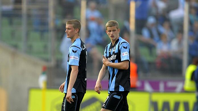 Lars (l.) und Sven Bender spielten gemeinsam bei den Löwen.