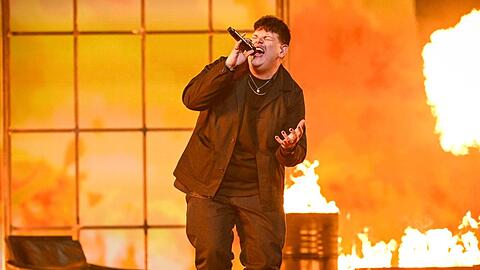 Isaak während eines Auftritts beim diesjährigen ESC in Malmö.
