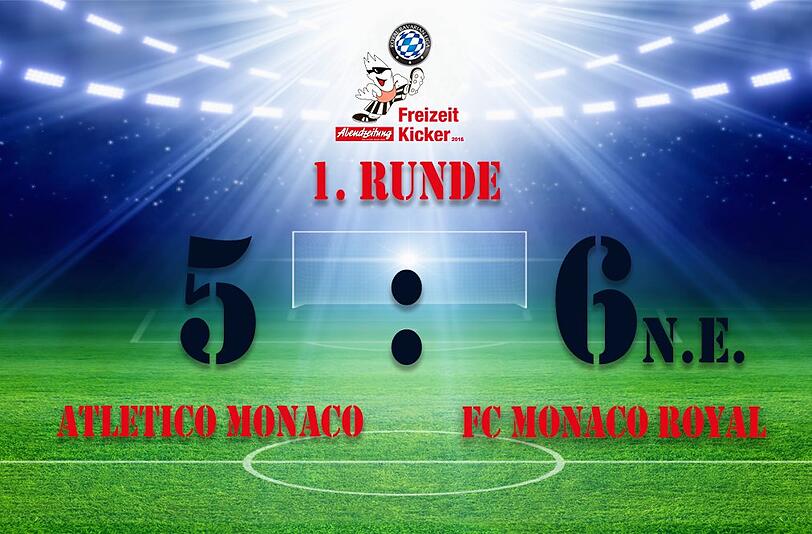 FC Monaco Royal gewann das Spiel nach einem Elfmeterschießen mit 5:6.