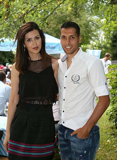 Karim Matmour hatte ebenfalls seine bessere Hälfte dabei.