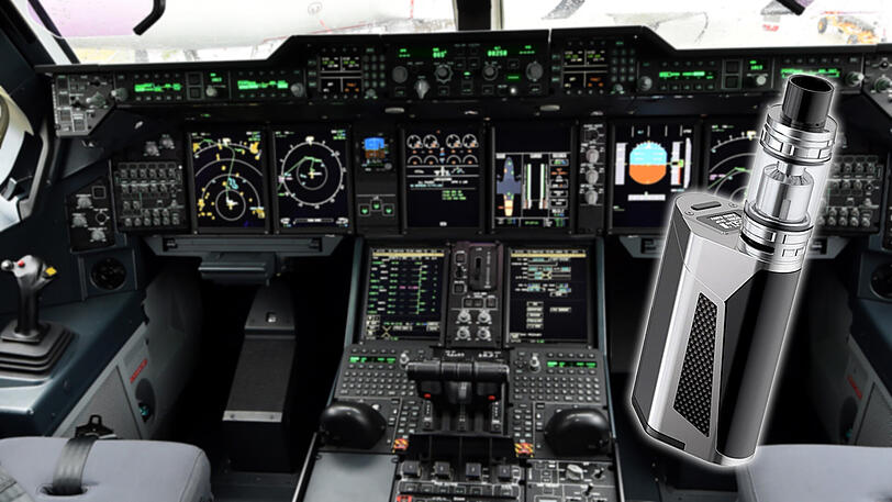 Weil er unbedingt rauchen musste, brachte der Co-Pilot das Leben seiner Passagiere in Gefahr.
