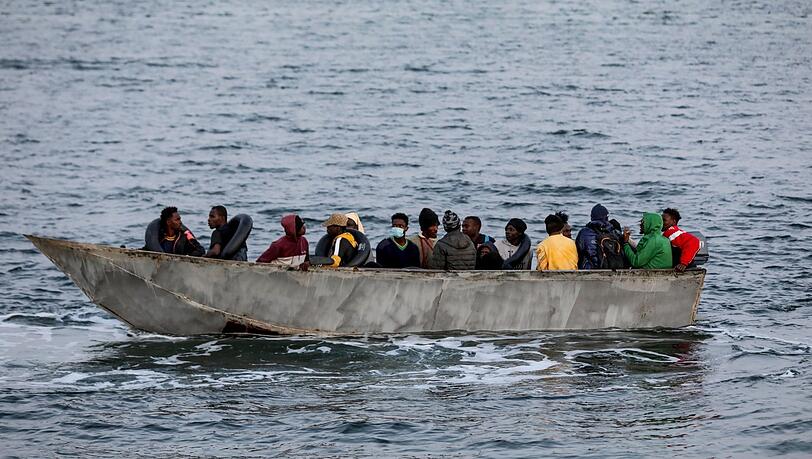 Flüchtlinge auf dem Weg nach Europa.